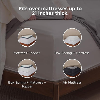 Bedsure Deep Pocket King Sheet Set - Image 2