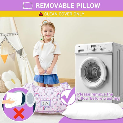 Toddler Nap Mat with Pillow and Blanket, Extra Large Rolled Napping Mats - Image 7
