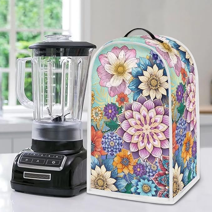 Boho Mandala Blender Cover for Kitchen Small Appliance Dust Cover Floral Food - Image 3