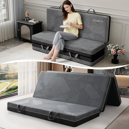 gembed tri folding mattress full size - 6 on a desk or shelf