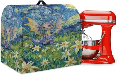 Cartoon Dragon Starry Night Stand Mixer Cover Dust Protector Cover Compatible by Unknown