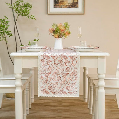 Vintage Floral Table Runner - Image 2