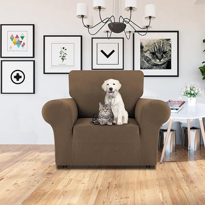 LURKA Stretch Chair Sofa Slipcovers 1 Piece Couch Covers - Image 2