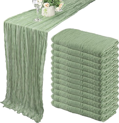 12 Pack Boho Gauze Table Runner by Fivenl