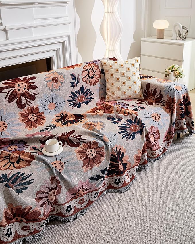 AIVIA Couch Cover Sheet Blanket, Oversized Covers - Image 9
