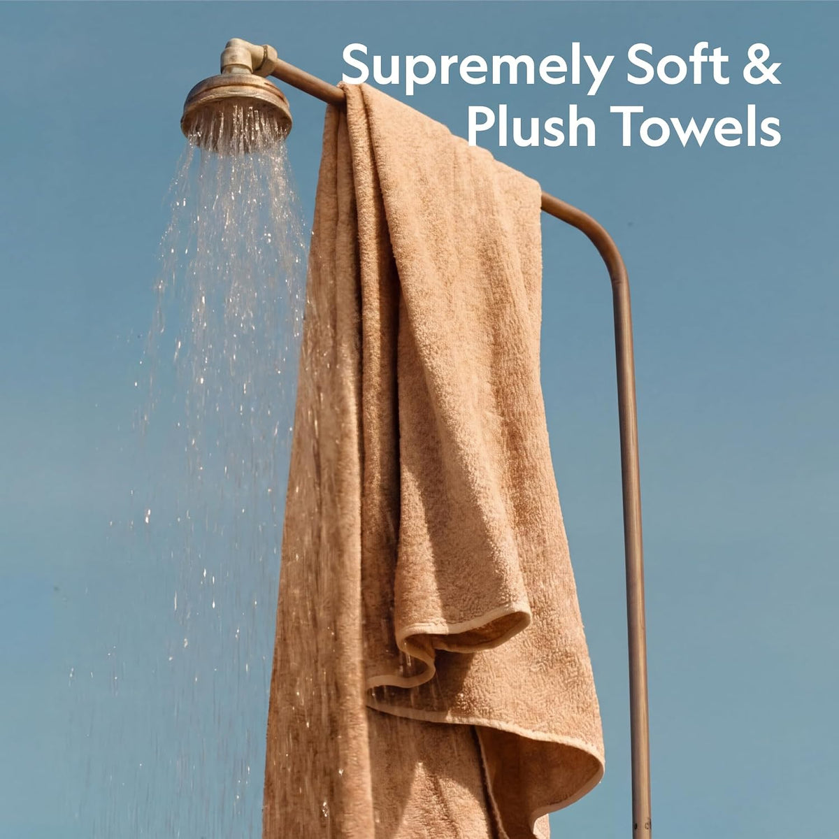 vesta egyptian cotton towel set, 700 gsm, 100%, side view