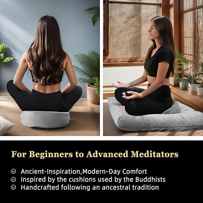 Meditation Zafu Cushion Set - Image 3