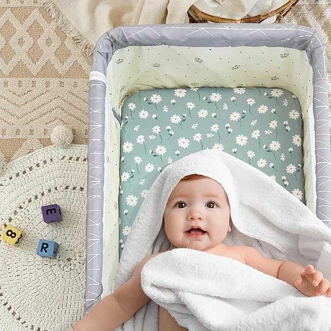 3 Pack Soft Bassinet Sheets - Image 2