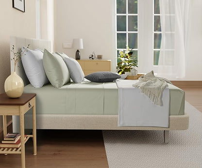 King Bed Sheets Deep Pocket King Sheet Set, 300 Thread Count Long Staple Fully by CHATEAUHOMECOLLECTION