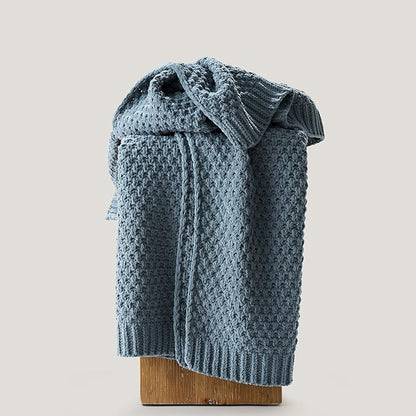 EVERGRACEHOME Chunky Chenille Knit Throw Blanket - Image 5