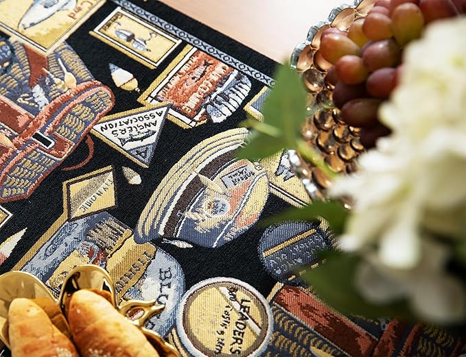 13×72 Inch Table Runner, Retro-Luxury Tassels Series - Image 4
