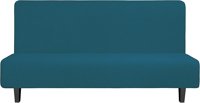 Easy-Going Stretch Futon Slipcover Armless Futon Bed Cover Furniture Protector by Easy-Going
