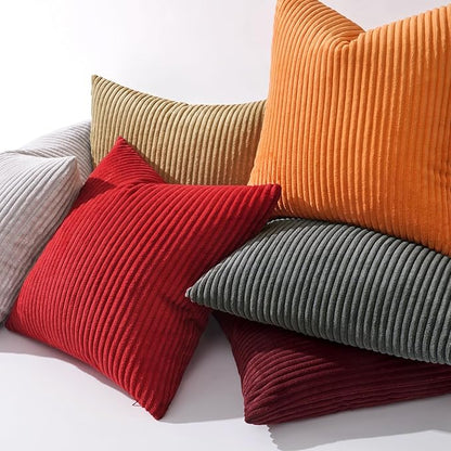 MIULEE Winter Decorative Christmas Throw Pillow Covers Pack of 2 Corduroy Soft - Image 7