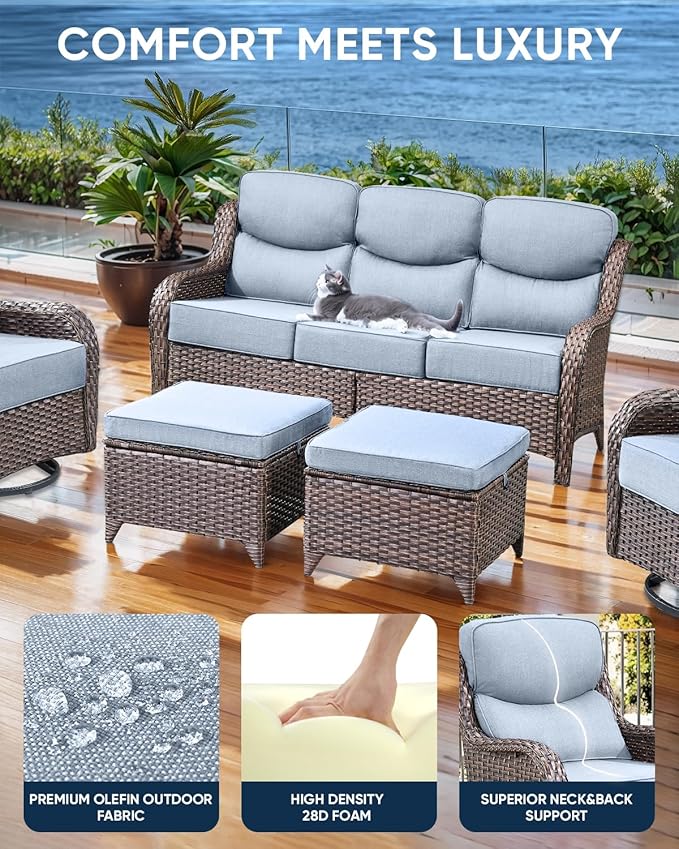 Luxury 22x24/22x25 6-Inch Smile Outdoor Cushions - Image 5