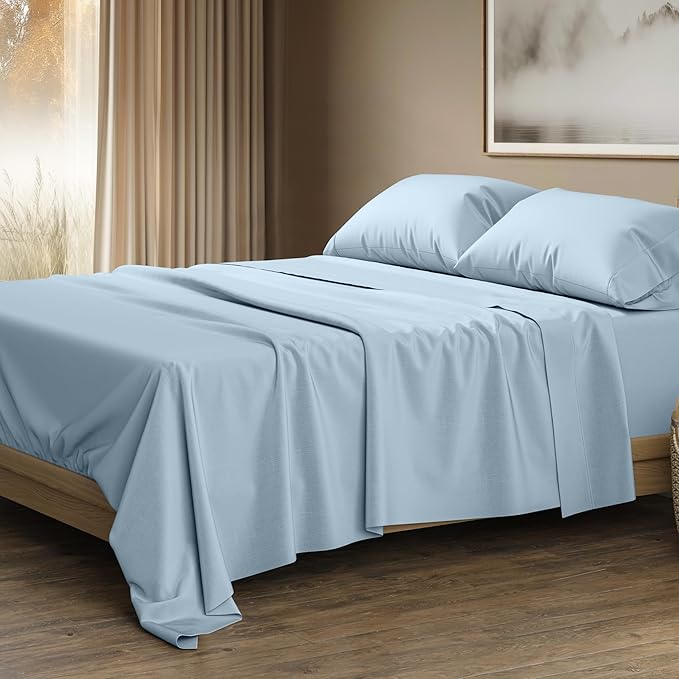THREAD SPREAD 100% Egyptian Cotton Sheets Queen Size by THREADSPREAD