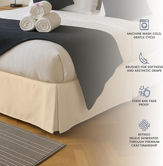 Utopia Bedding Twin Bed Skirt - Image 5