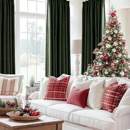 IVAPUPU Linen Pinch Pleated Blackout Curtains - Image 6