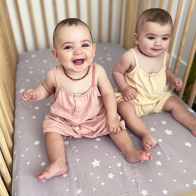 Newton Baby Fitted Mini Crib Sheets | Organic Muslin Cotton, Breathable & Soft - Image 4