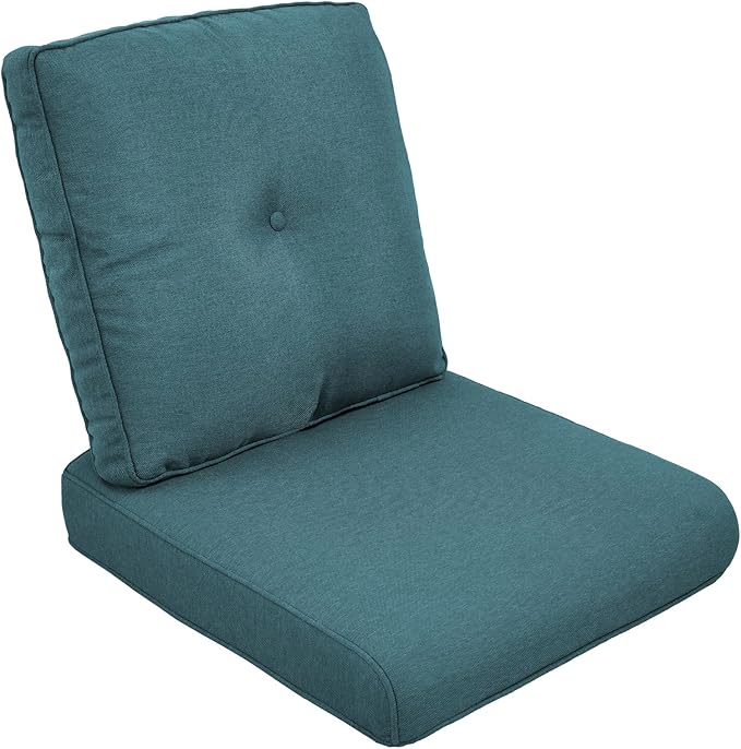 Outdoor Chair Cushion Set, 25 x 22 Deep Seat Cushion, Patio Chair Cushions by moosprr