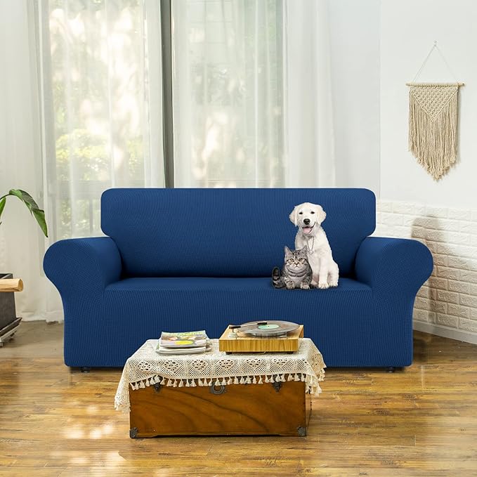 LURKA Stretch Loveseat Sofa Slipcovers 1 Piece Couch Covers - Image 2