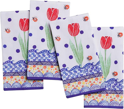 Maison d' Hermine Cloth Napkins Set of 4 100% Cotton Soft & Durable Everyday by MaisondHermine