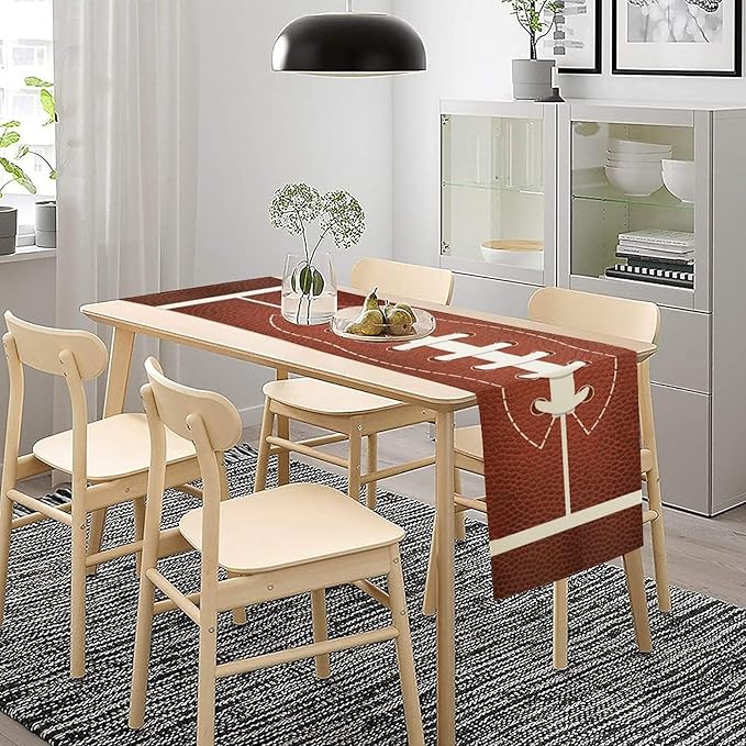 Football Table Runner Sport Game Days Seasonal Table Runner Football Birthday - Image 3