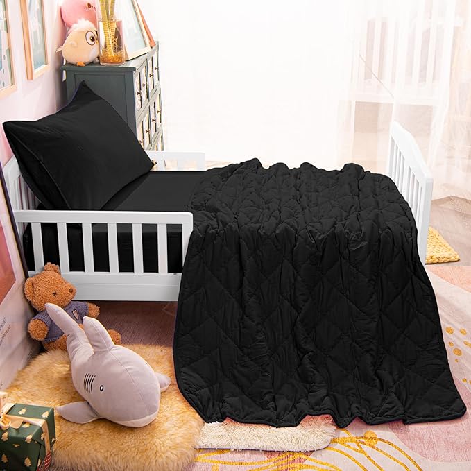 4-Piece Toddler Bedding Set for Girls and Boys – Soft and Breathable Crib by Unknown