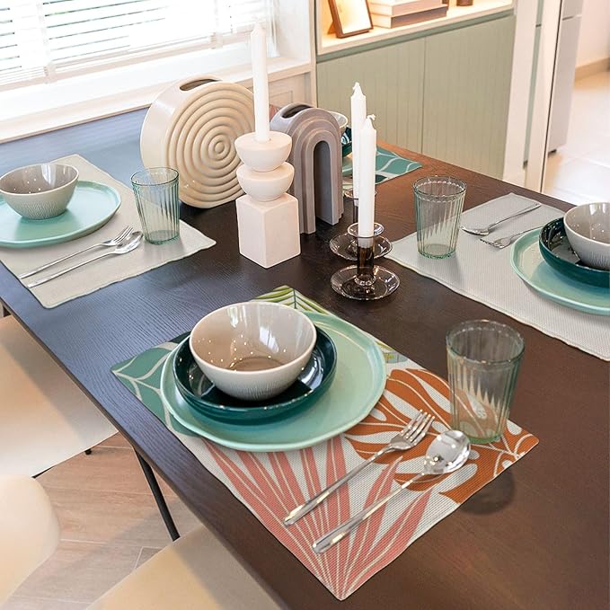Palm Leaf Placemats Set of 4 - Image 6