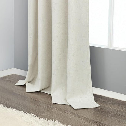 Pitalk Natural Linen Blackout Curtains - Image 9