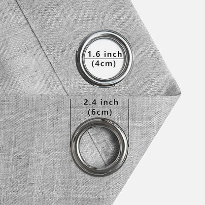 Light Grey Curtains 84 Inch Length - Image 7