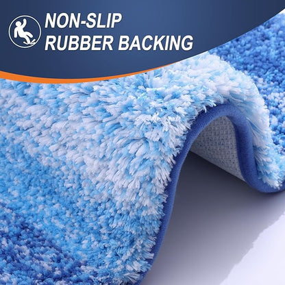 OLANLY Bathroom Runner Rugs 59x24, Extra Soft Absorbent Microfiber Bath Rugs - Image 4