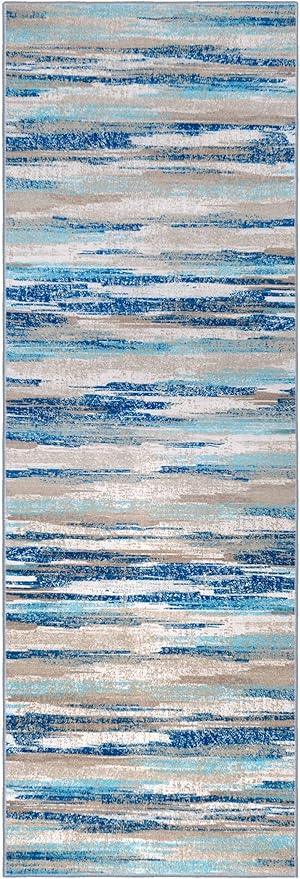 Modern Abstract Runner Rug 2.6x16 - Image 9