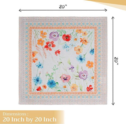 Maison d' Hermine Cloth Napkins Set of 4 100% Cotton Everyday Reusable Square - Image 4