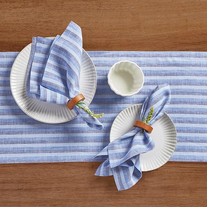 Solino Home Linen Table Runner 120 Inches Long - Image 9