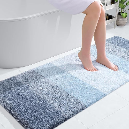 OLANLY Bathroom Rugs Mat 50x30, Extra Soft Absorbent Microfiber Bath Rugs by OLANLY