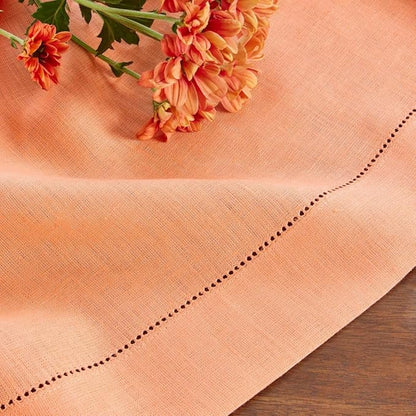 Solino Home Linen Coral Table Runner 120 Inches Long - Image 9