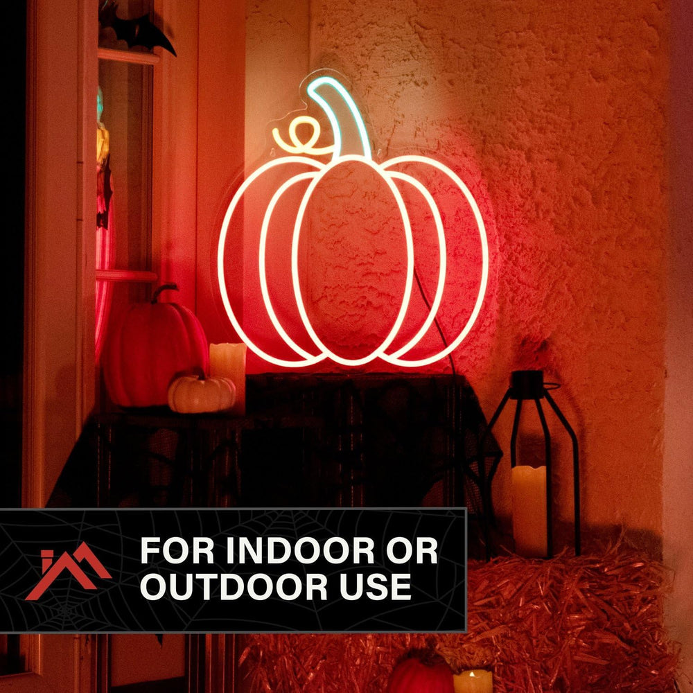 Haunted Hill Farm 1.5-Ft. LED Pumpkin Halloween Wall Decoration