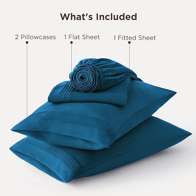 Bedsure Deep Pocket Full Size Bed Sheets Set - Image 7