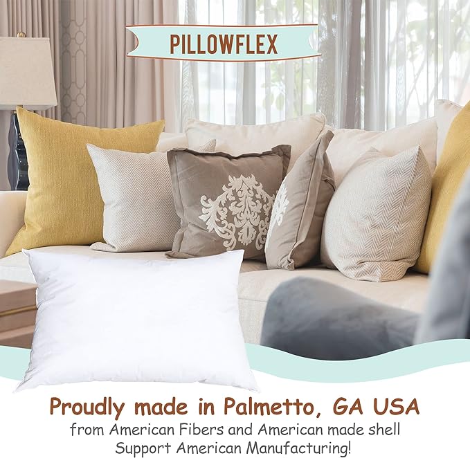 Pillowflex Synthetic Down Pillow Insert - Image 5