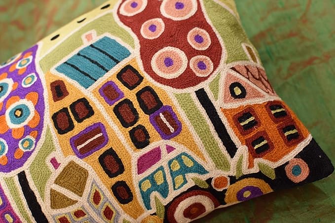 Yellow Plant Floral Pillow Cover Karla Gerard Tree Flower Pillowcase Floral - Image 3