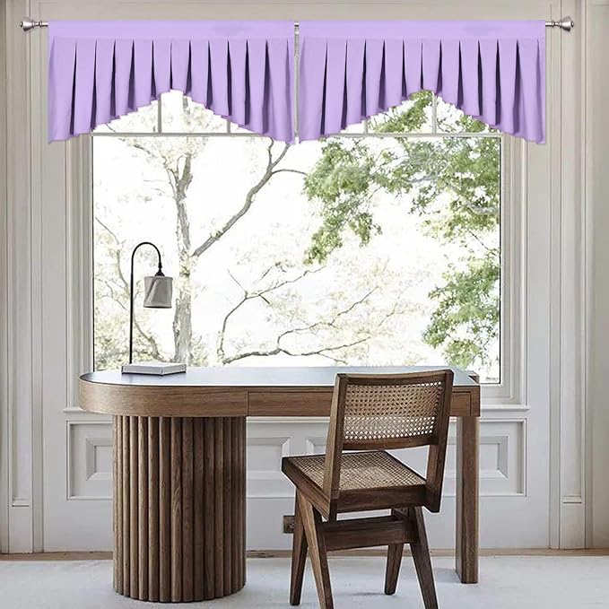 Lavender Curtain Valances for Living Room - Image 2