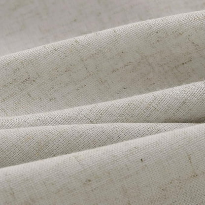 Silver Pinch Pleat Linen Curtains 120 Inch Length 2 Panels Set - Image 6