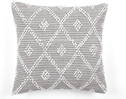 Lush Decor Adelyn Decorative Throw Pillow Cover, Light Gray by LushDecor