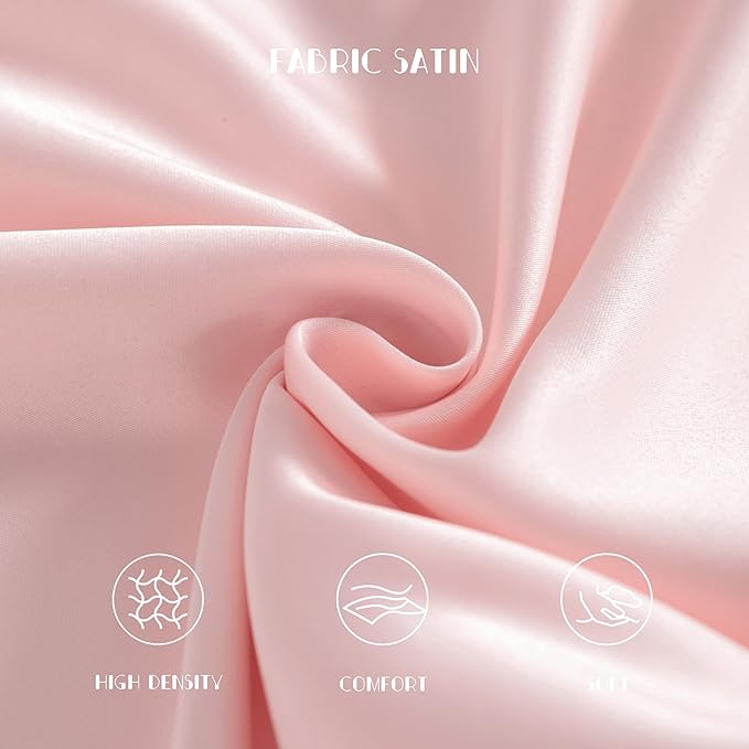 NTBAY Zippered Silk Satin Toddler Pillowcases - Image 2