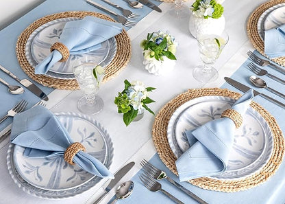 Solino Home Linen White Table Runner 36 Inches - Image 3