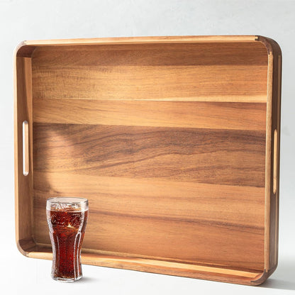 large wooden ottoman tray great rectangle trays for, main product view