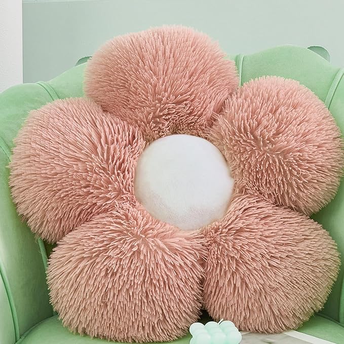 MorroMorn Flower Pillow Shaped Throw Pillows by MorroMorn