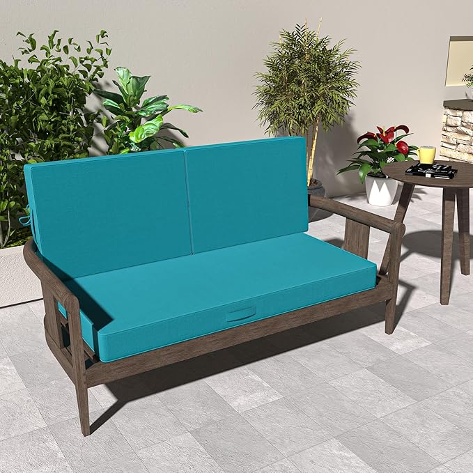 Outdoor Loveseat Cushions, 46x24 Outdoor Chair Cushions - Image 3