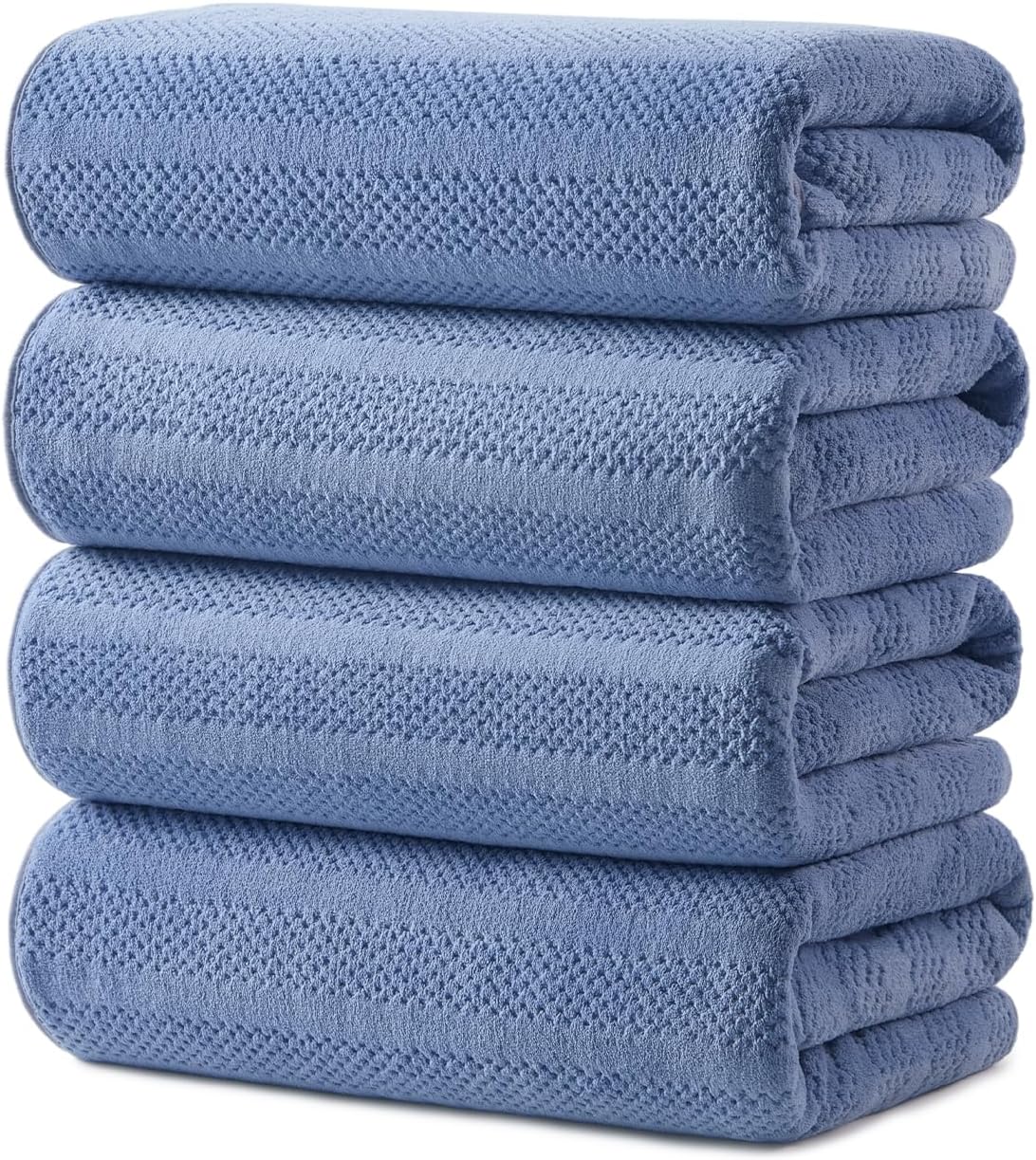 ecolook microfiber bath towels set of 4, 31 shown in use