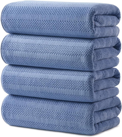 ecolook microfiber bath towels set of 4, 31 shown in use